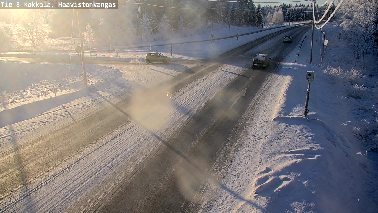 Weather Camera Image Väg 8 Karleby, Haavistonkangas, Kokkola, Keski-Pohjanmaa