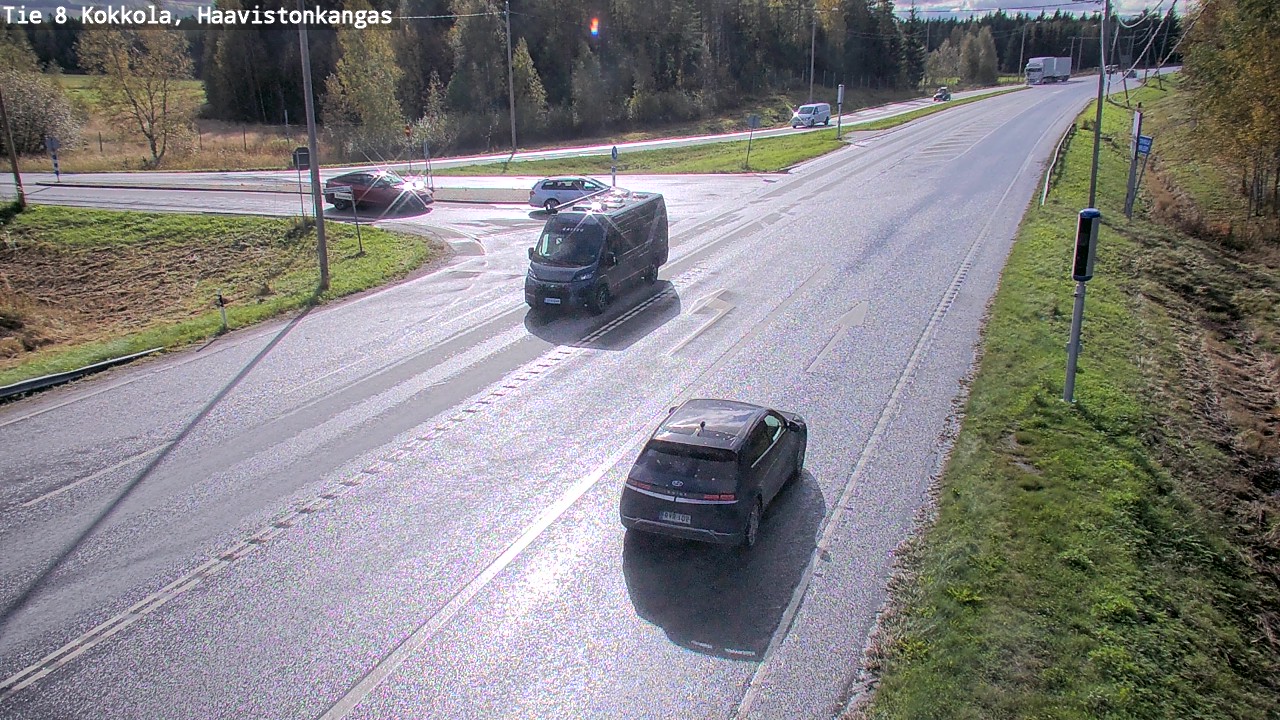 Weather Camera Image Road 8 Kokkola, Haavistonkangas, Kokkola, Keski-Pohjanmaa