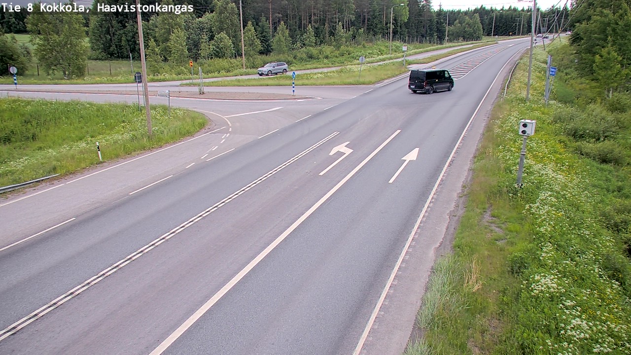 Weather Camera Image Väg 8 Karleby, Haavistonkangas, Kokkola, Keski-Pohjanmaa
