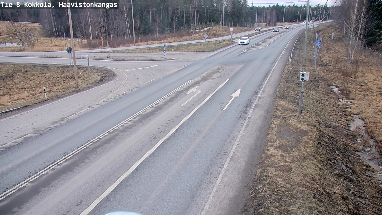 Weather Camera Image Väg 8 Karleby, Haavistonkangas, Kokkola, Keski-Pohjanmaa