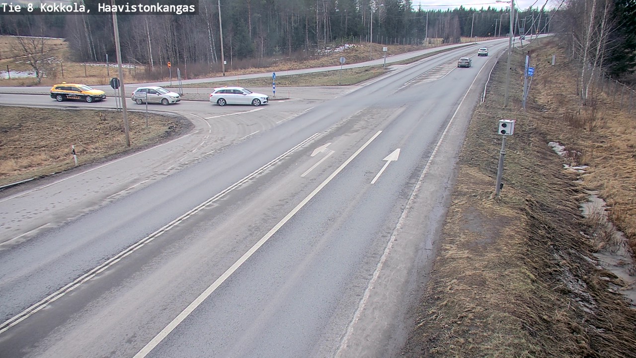 Weather Camera Image Väg 8 Karleby, Haavistonkangas, Kokkola, Keski-Pohjanmaa