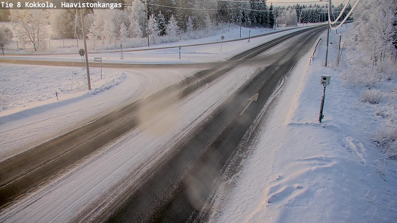 Weather Camera Image Väg 8 Karleby, Haavistonkangas, Kokkola, Keski-Pohjanmaa
