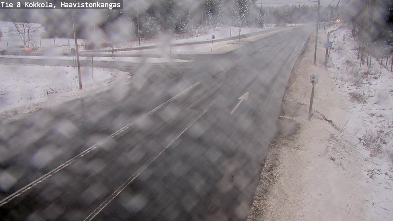 Weather Camera Image Väg 8 Karleby, Haavistonkangas, Kokkola, Keski-Pohjanmaa
