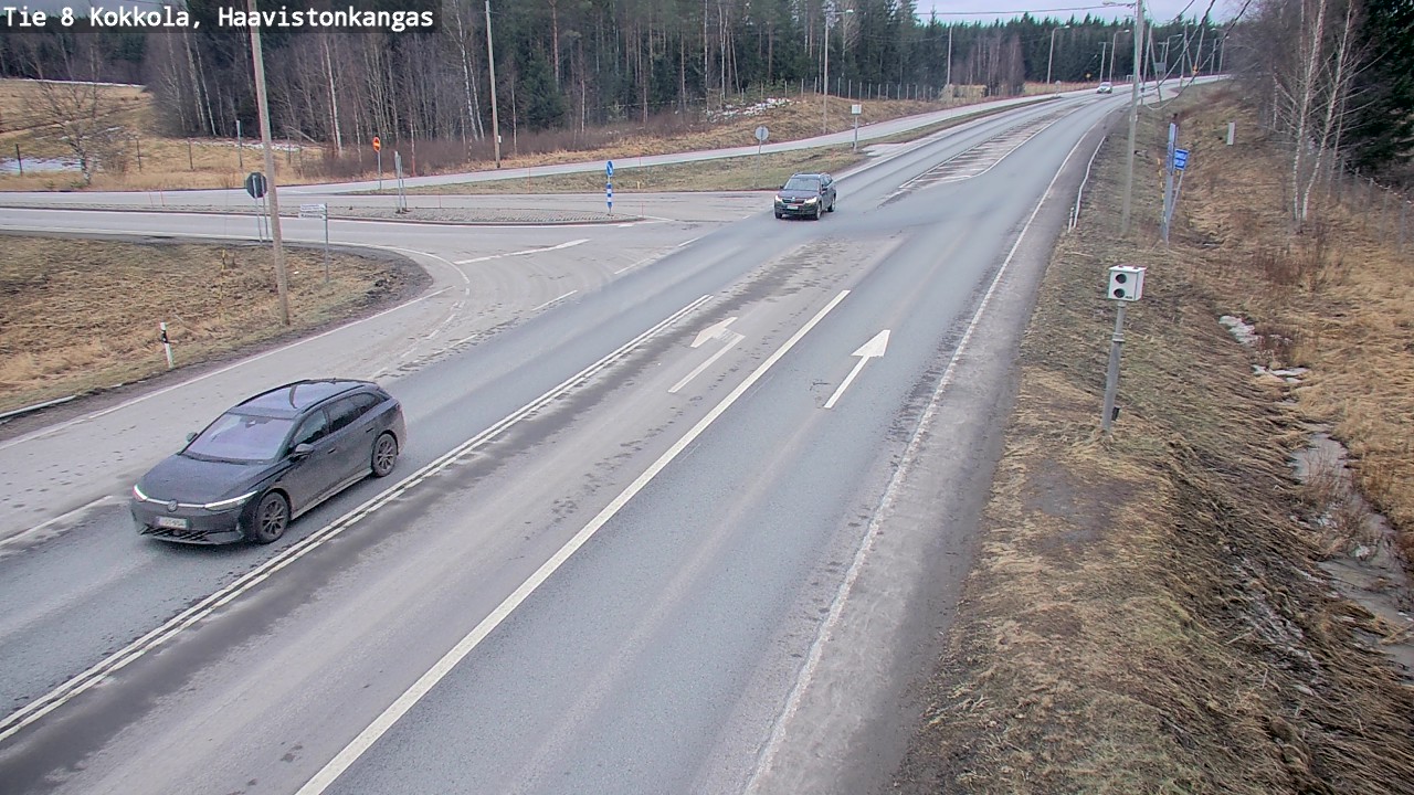 Weather Camera Image Väg 8 Karleby, Haavistonkangas, Kokkola, Keski-Pohjanmaa