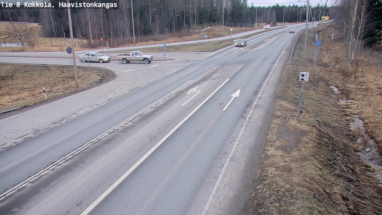 Weather Camera Image Road 8 Kokkola, Haavistonkangas, Kokkola, Keski-Pohjanmaa