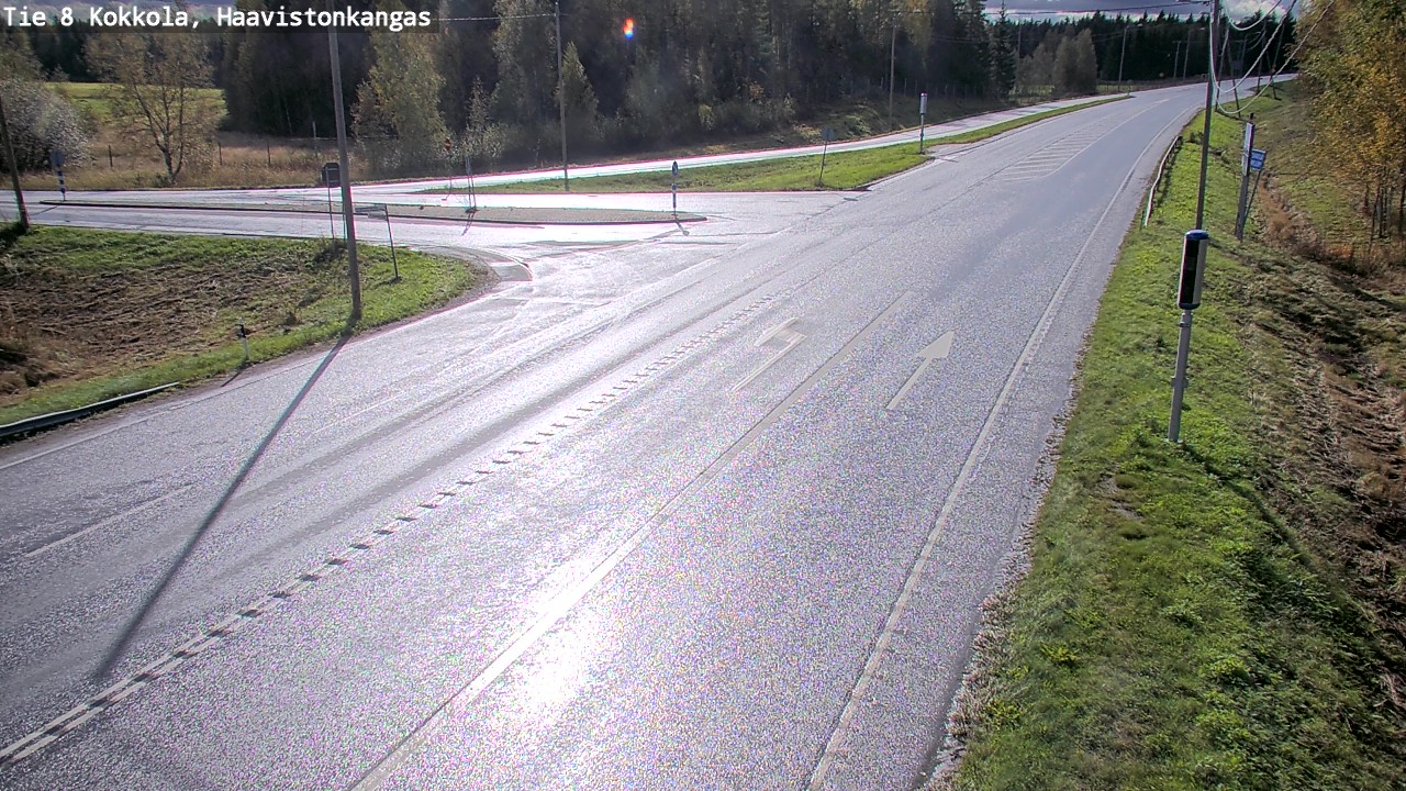 Weather Camera Image Road 8 Kokkola, Haavistonkangas, Kokkola, Keski-Pohjanmaa