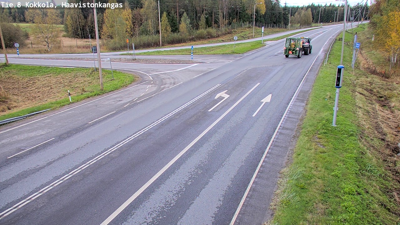 Weather Camera Image Road 8 Kokkola, Haavistonkangas, Kokkola, Keski-Pohjanmaa