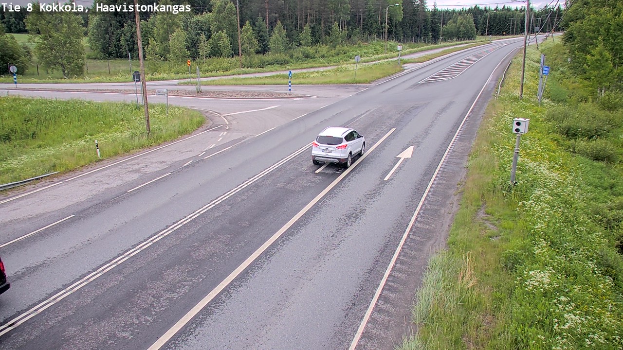 Weather Camera Image Väg 8 Karleby, Haavistonkangas, Kokkola, Keski-Pohjanmaa