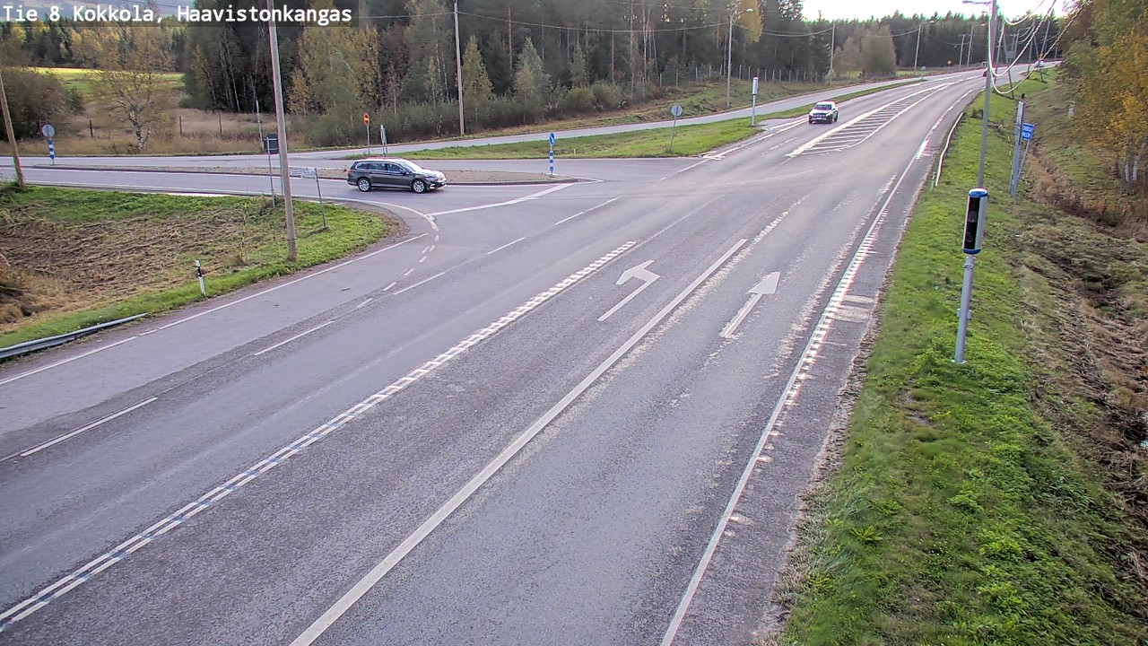 Weather Camera Image Road 8 Kokkola, Haavistonkangas, Kokkola, Keski-Pohjanmaa