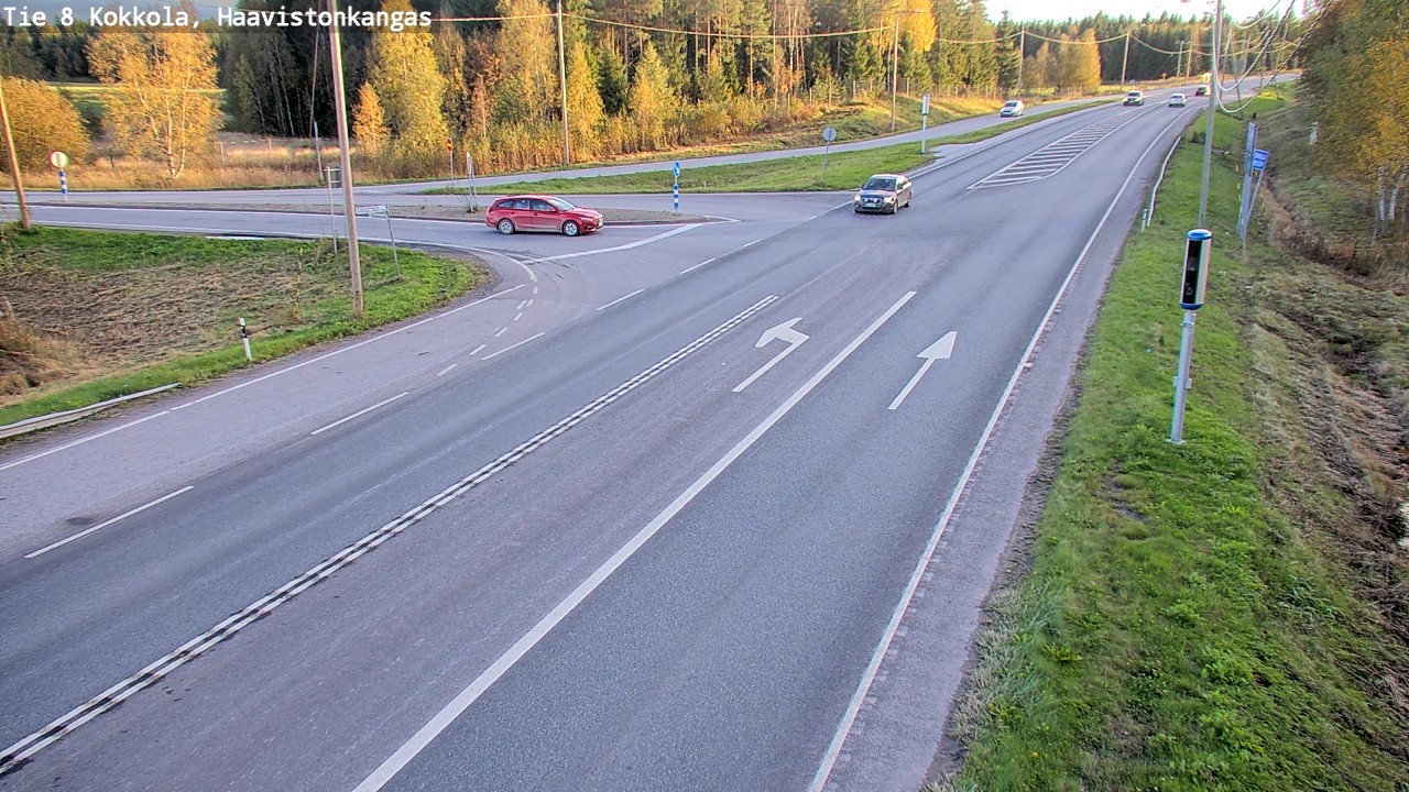 Weather Camera Image Road 8 Kokkola, Haavistonkangas, Kokkola, Keski-Pohjanmaa