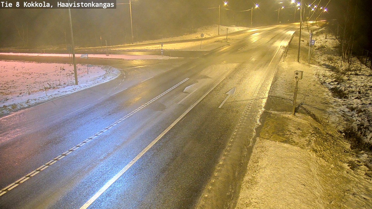 Weather Camera Image Väg 8 Karleby, Haavistonkangas, Kokkola, Keski-Pohjanmaa
