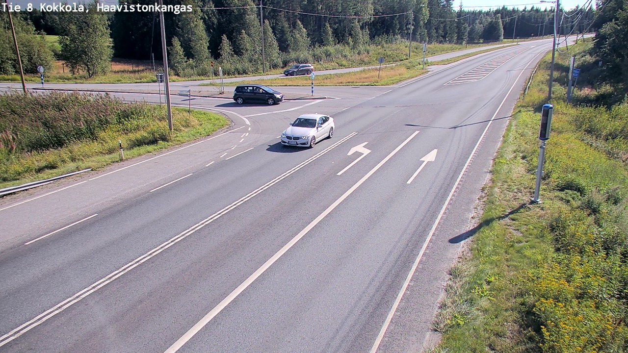 Weather Camera Image Väg 8 Karleby, Haavistonkangas, Kokkola, Keski-Pohjanmaa