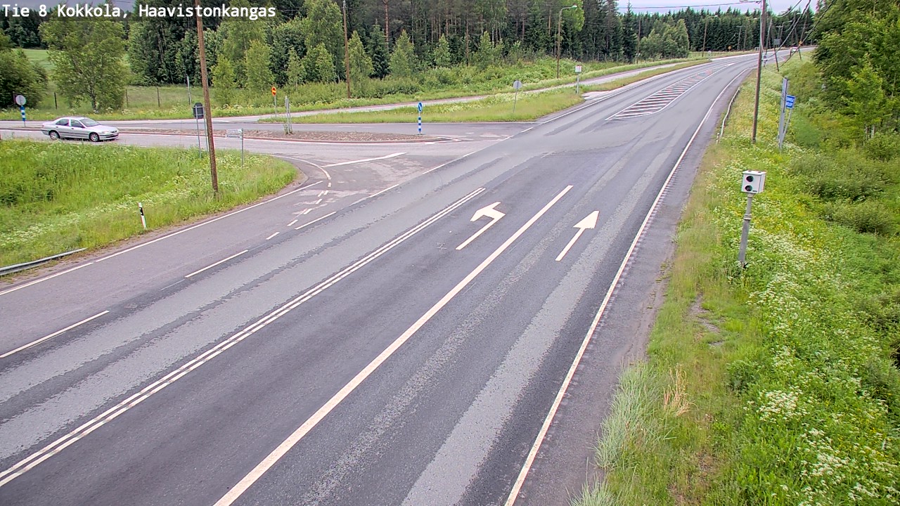 Weather Camera Image Väg 8 Karleby, Haavistonkangas, Kokkola, Keski-Pohjanmaa