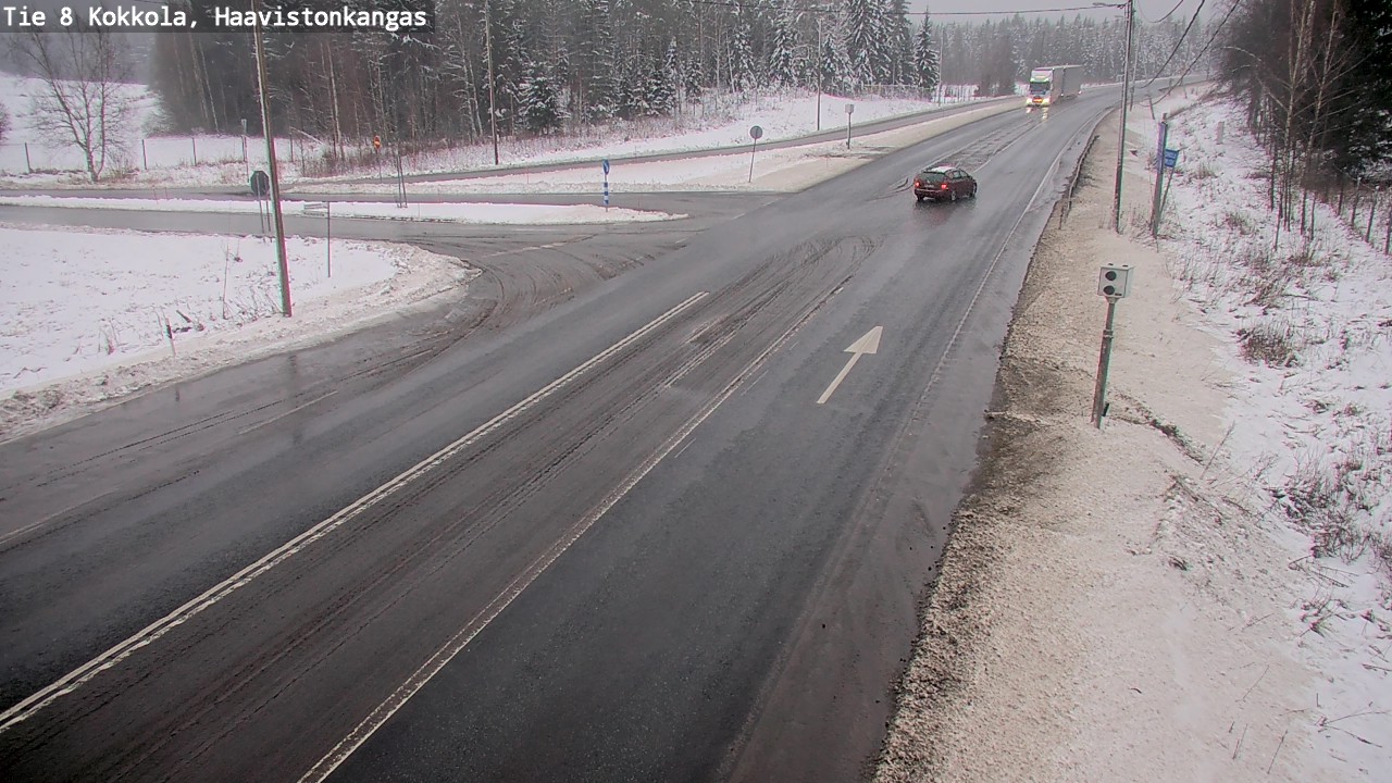 Weather Camera Image Väg 8 Karleby, Haavistonkangas, Kokkola, Keski-Pohjanmaa
