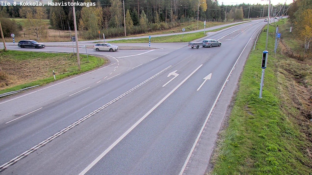 Weather Camera Image Road 8 Kokkola, Haavistonkangas, Kokkola, Keski-Pohjanmaa