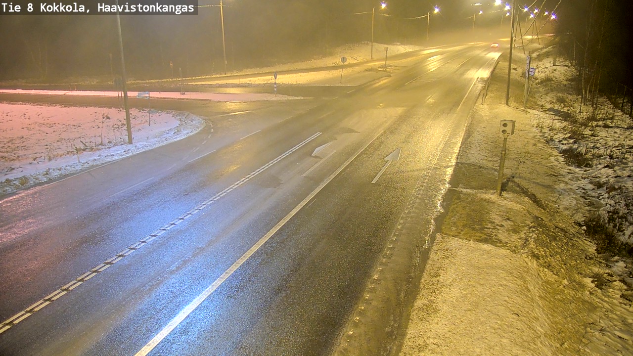 Weather Camera Image Väg 8 Karleby, Haavistonkangas, Kokkola, Keski-Pohjanmaa