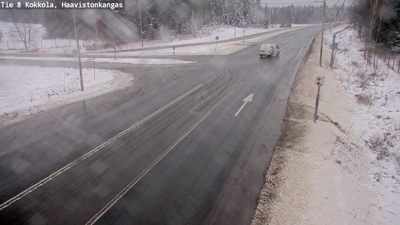 Weather Camera Image Väg 8 Karleby, Haavistonkangas, Kokkola, Keski-Pohjanmaa