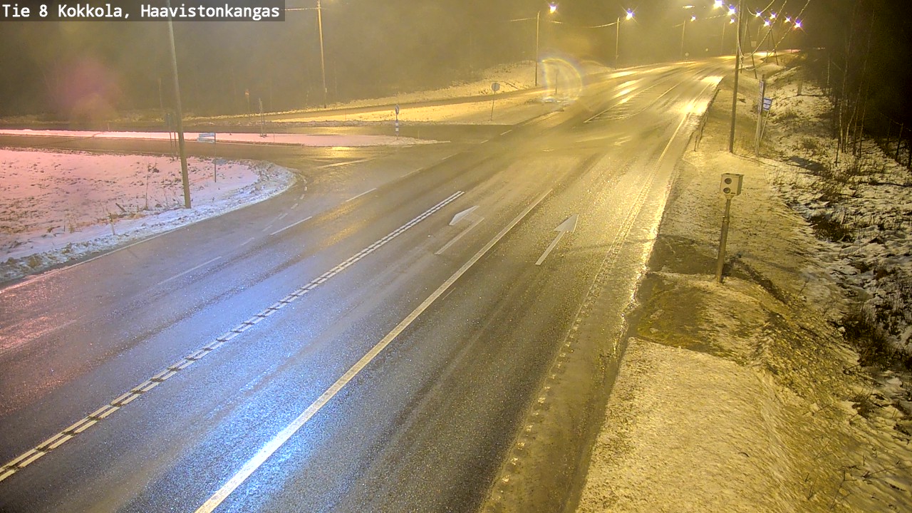 Weather Camera Image Väg 8 Karleby, Haavistonkangas, Kokkola, Keski-Pohjanmaa