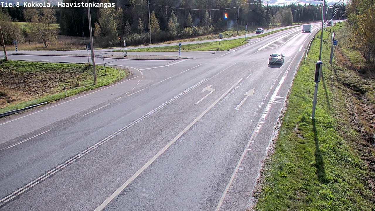 Weather Camera Image Road 8 Kokkola, Haavistonkangas, Kokkola, Keski-Pohjanmaa