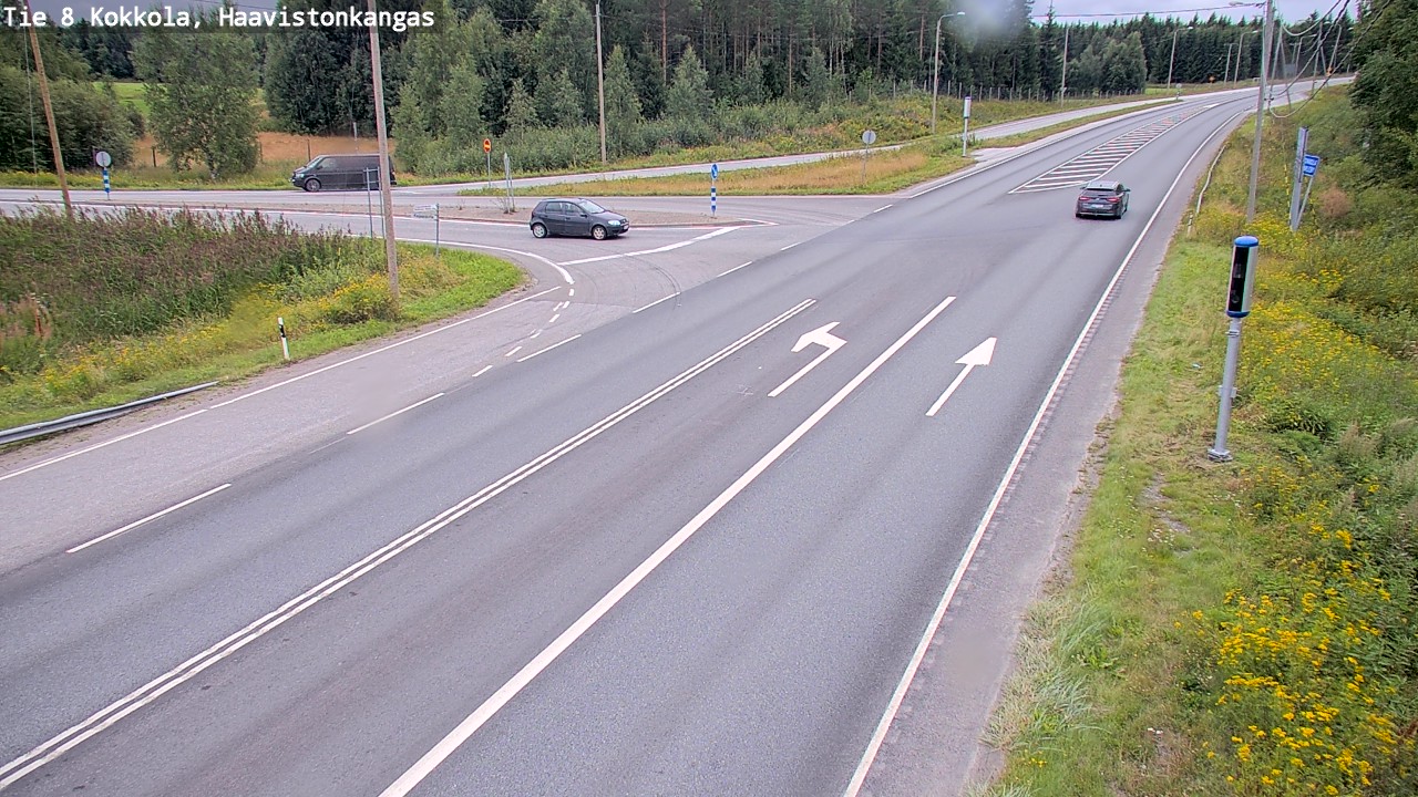 Weather Camera Image Väg 8 Karleby, Haavistonkangas, Kokkola, Keski-Pohjanmaa