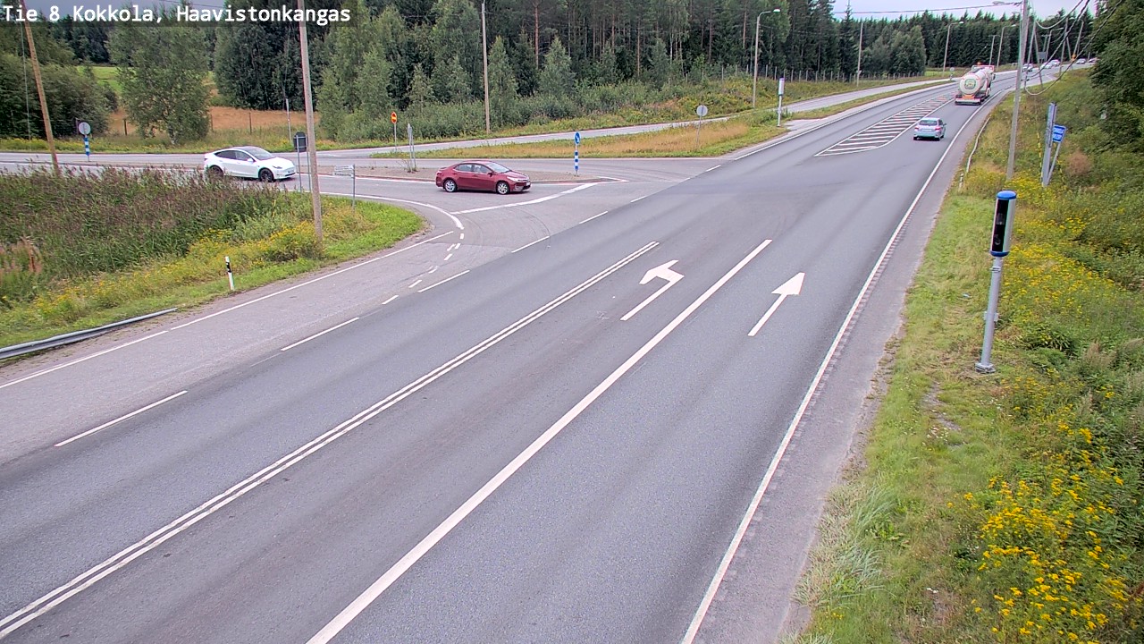 Weather Camera Image Road 8 Kokkola, Haavistonkangas, Kokkola, Keski-Pohjanmaa
