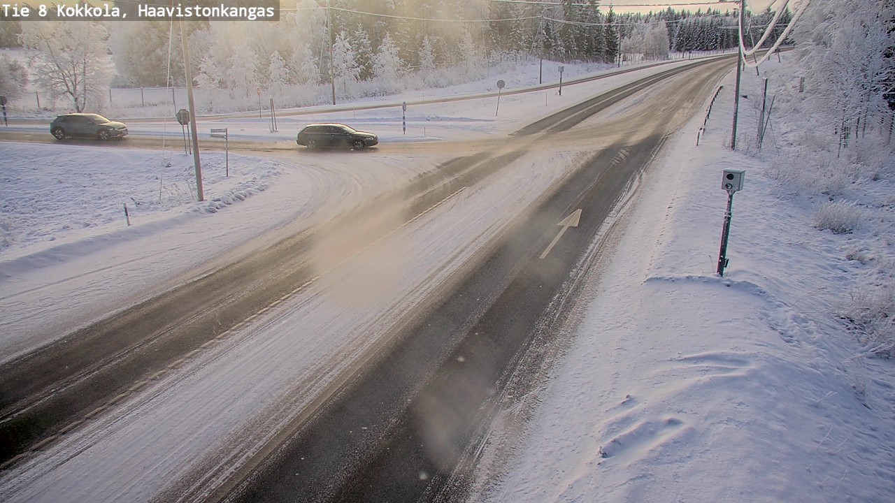Weather Camera Image Road 8 Kokkola, Haavistonkangas, Kokkola, Keski-Pohjanmaa