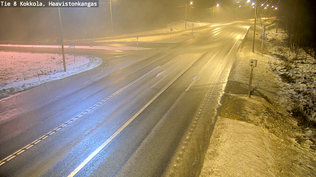 Weather Camera Image Väg 8 Karleby, Haavistonkangas, Kokkola, Keski-Pohjanmaa