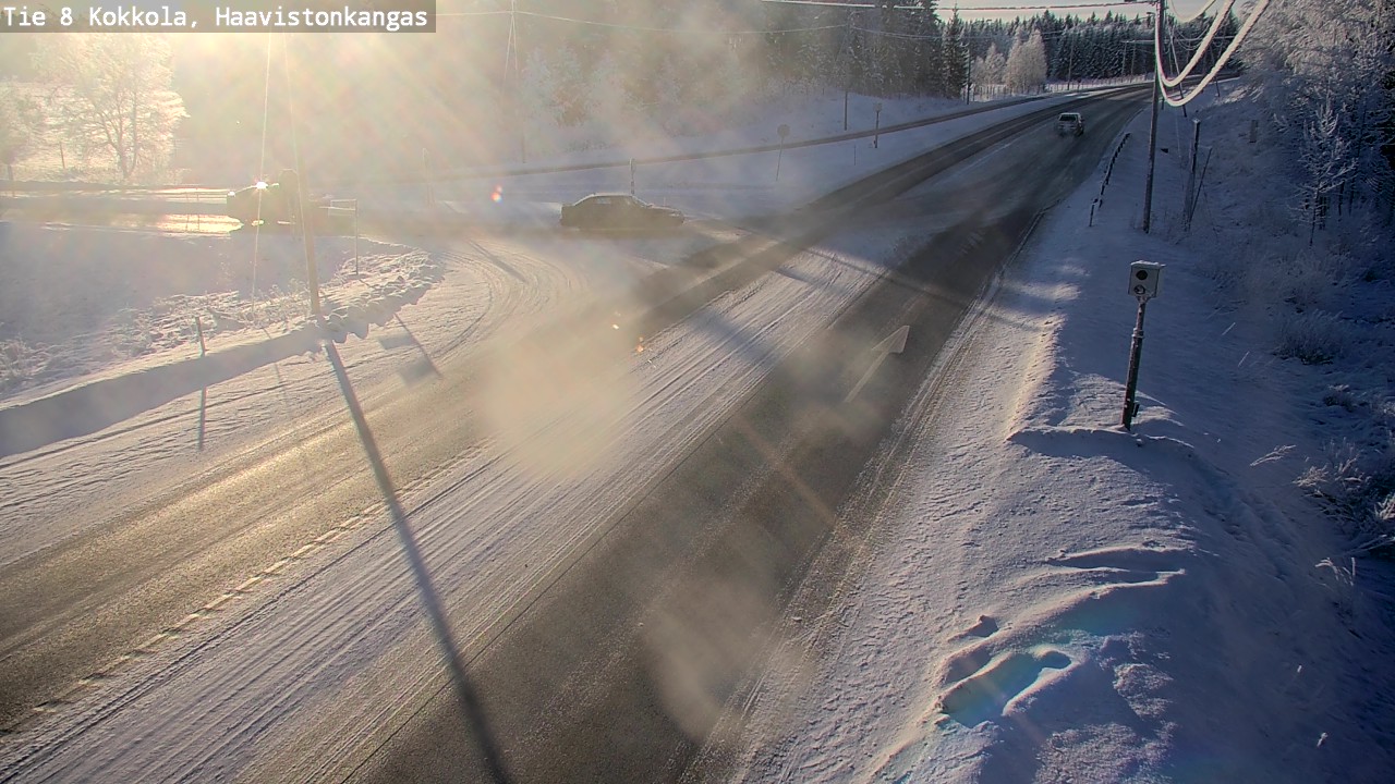 Weather Camera Image Väg 8 Karleby, Haavistonkangas, Kokkola, Keski-Pohjanmaa