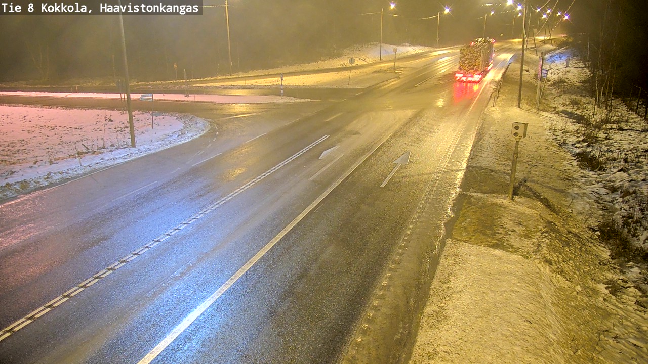 Weather Camera Image Väg 8 Karleby, Haavistonkangas, Kokkola, Keski-Pohjanmaa