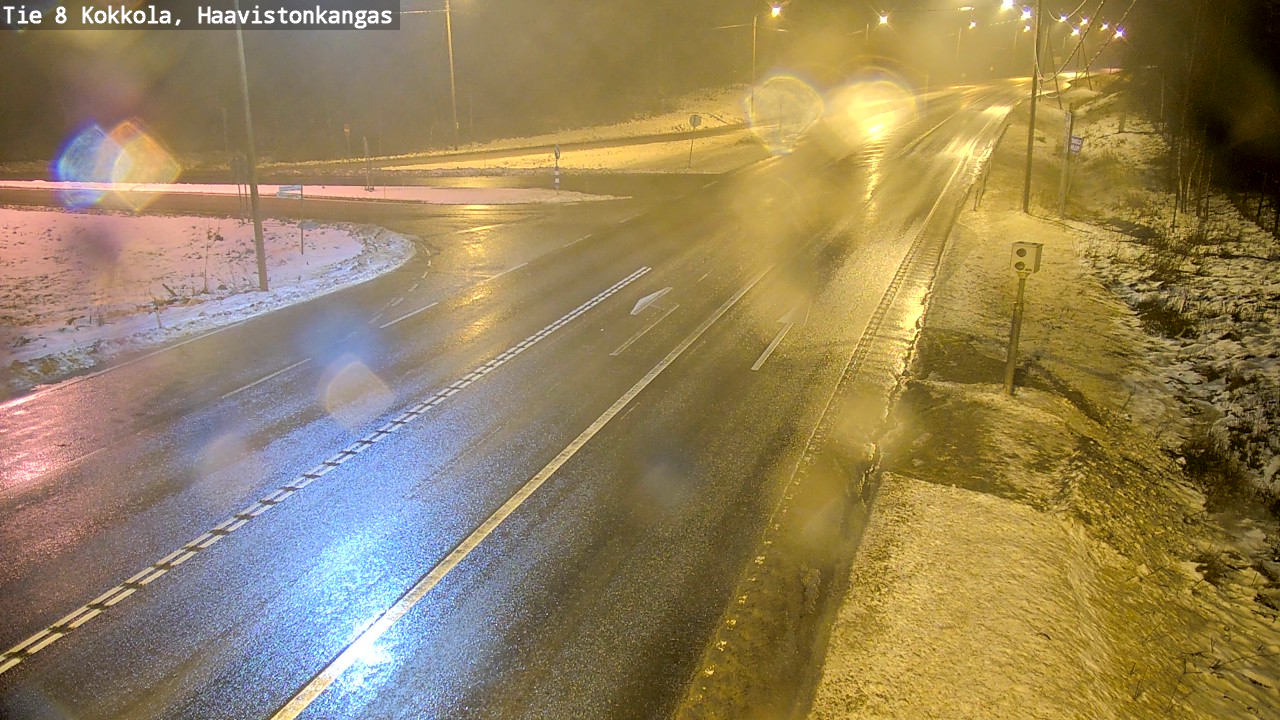 Weather Camera Image Väg 8 Karleby, Haavistonkangas, Kokkola, Keski-Pohjanmaa