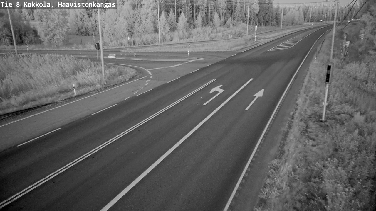 Weather Camera Image Väg 8 Karleby, Haavistonkangas, Kokkola, Keski-Pohjanmaa