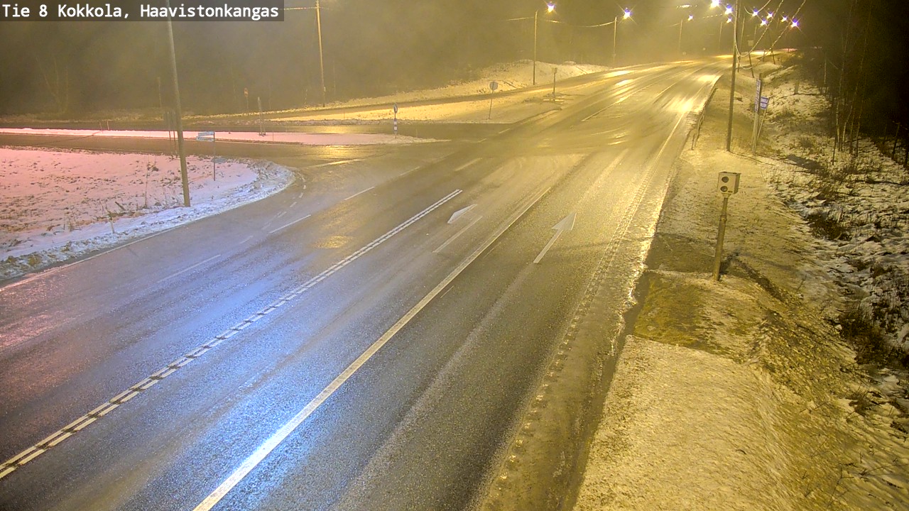 Weather Camera Image Väg 8 Karleby, Haavistonkangas, Kokkola, Keski-Pohjanmaa