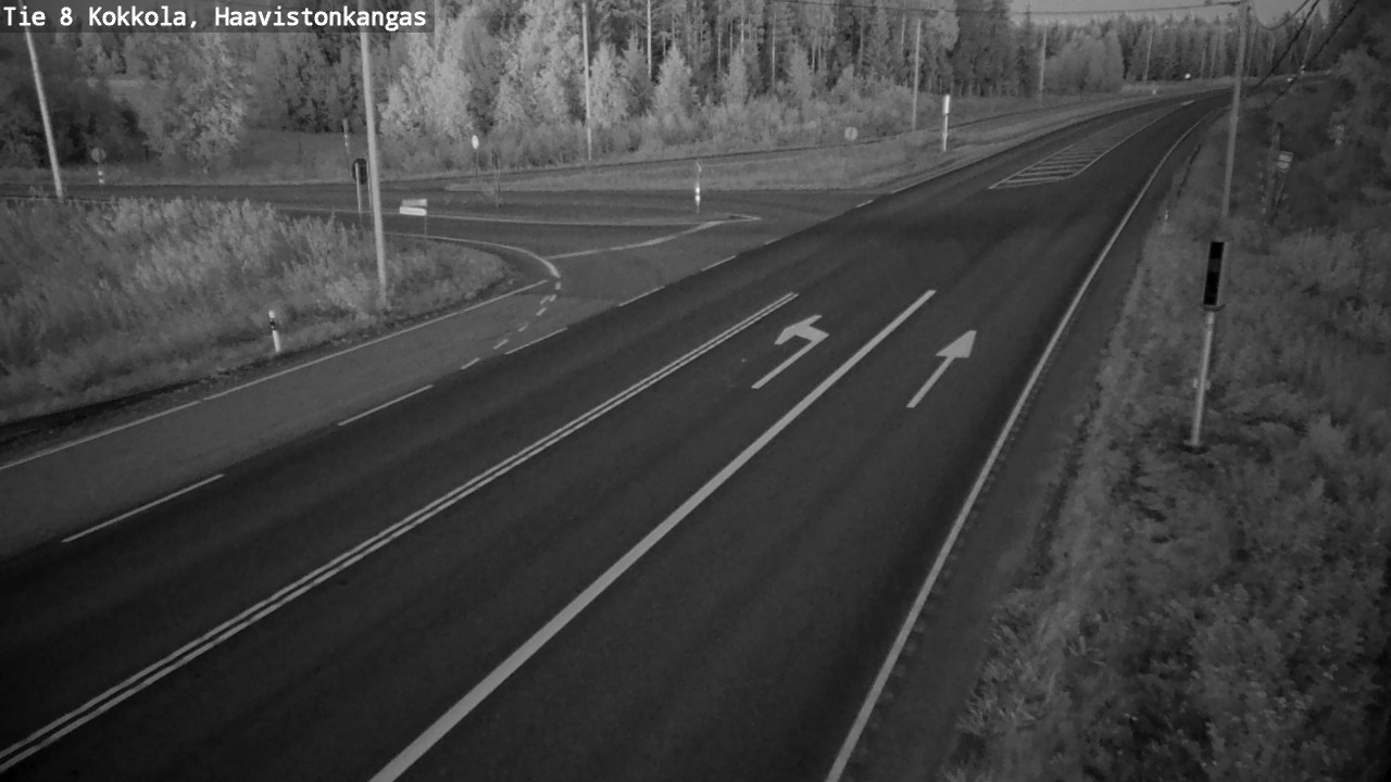 Weather Camera Image Väg 8 Karleby, Haavistonkangas, Kokkola, Keski-Pohjanmaa