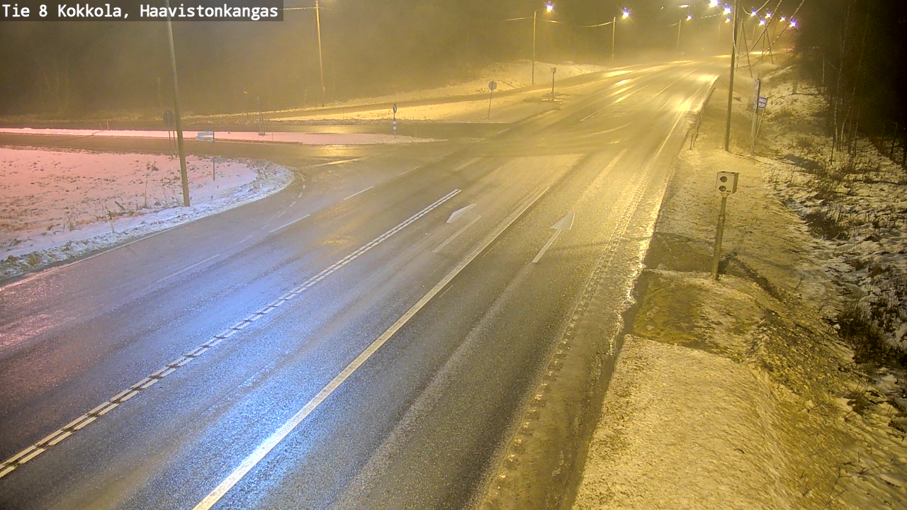 Weather Camera Image Väg 8 Karleby, Haavistonkangas, Kokkola, Keski-Pohjanmaa