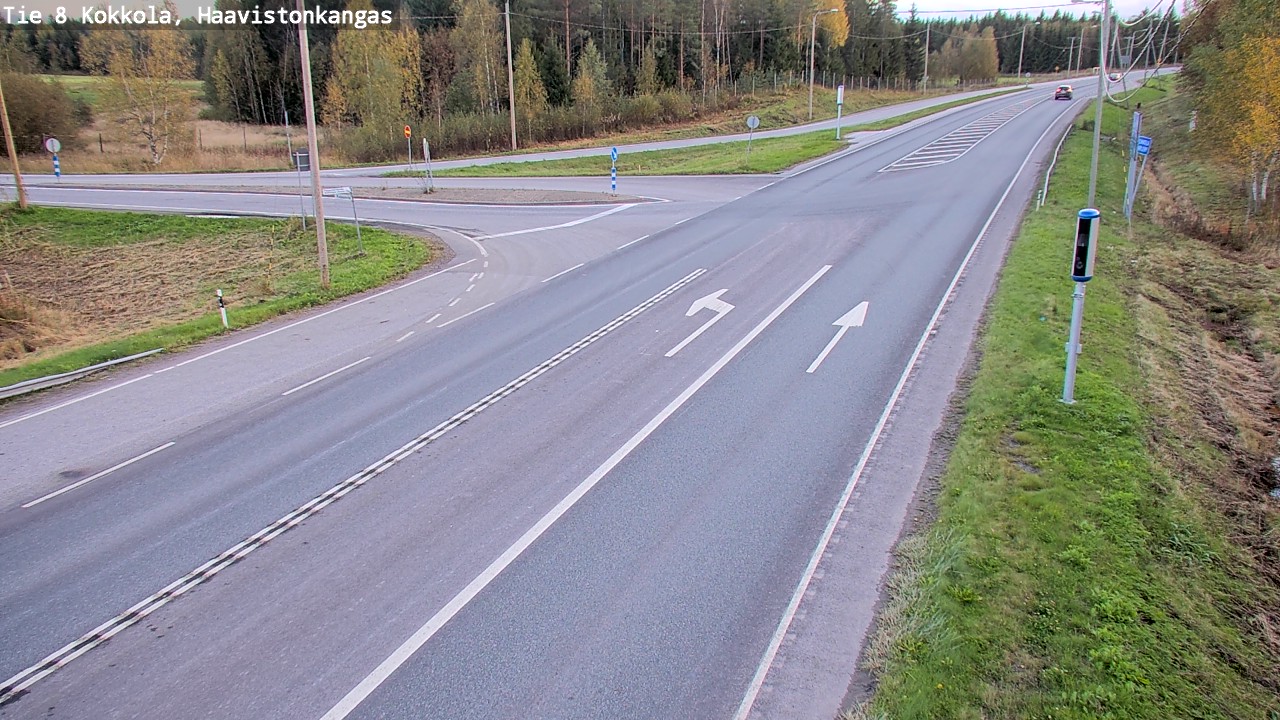 Weather Camera Image Road 8 Kokkola, Haavistonkangas, Kokkola, Keski-Pohjanmaa
