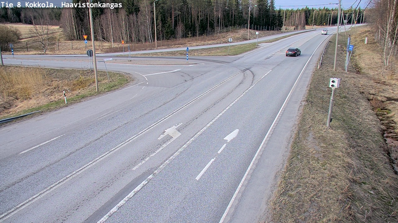 Weather Camera Image Road 8 Kokkola, Haavistonkangas, Kokkola, Keski-Pohjanmaa