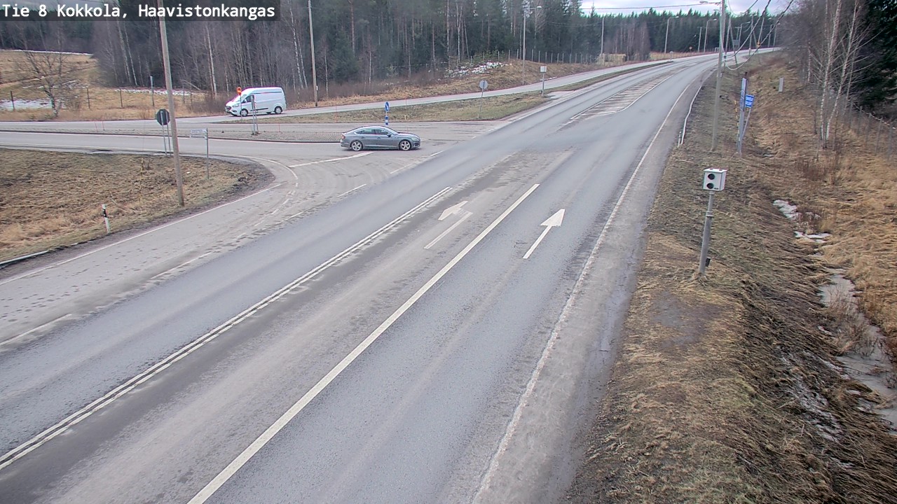 Weather Camera Image Väg 8 Karleby, Haavistonkangas, Kokkola, Keski-Pohjanmaa