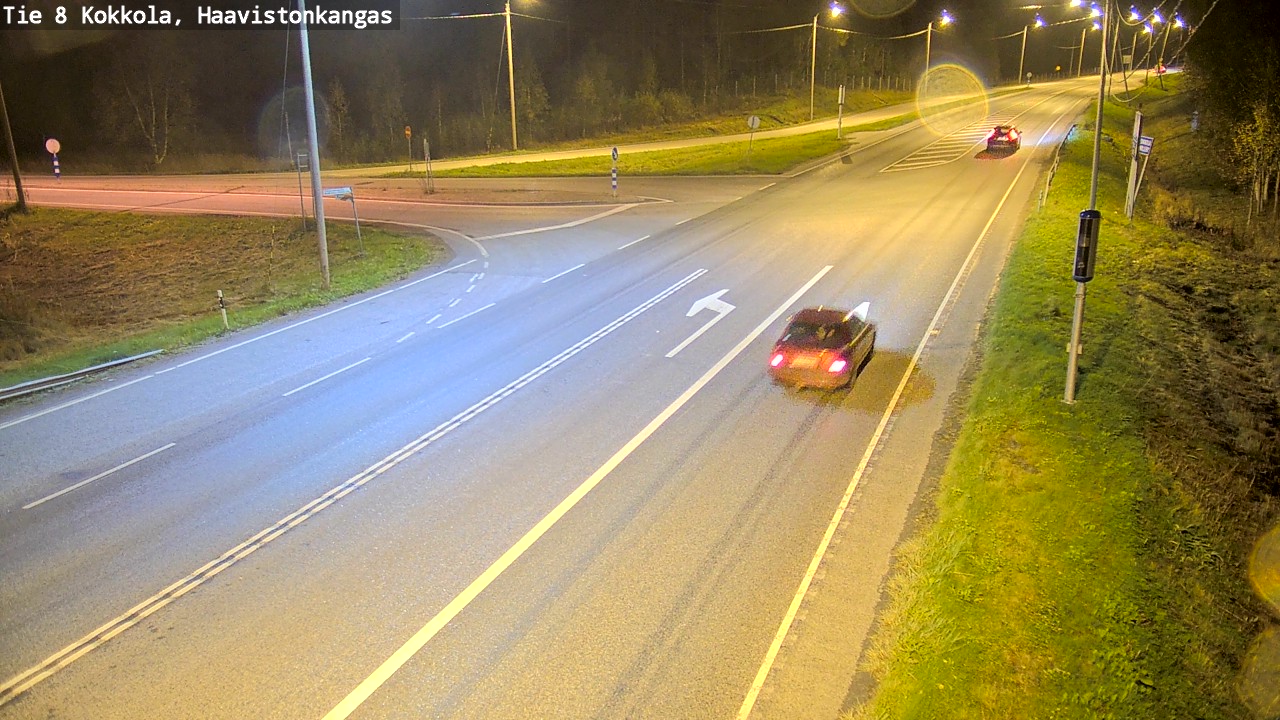 Weather Camera Image Road 8 Kokkola, Haavistonkangas, Kokkola, Keski-Pohjanmaa
