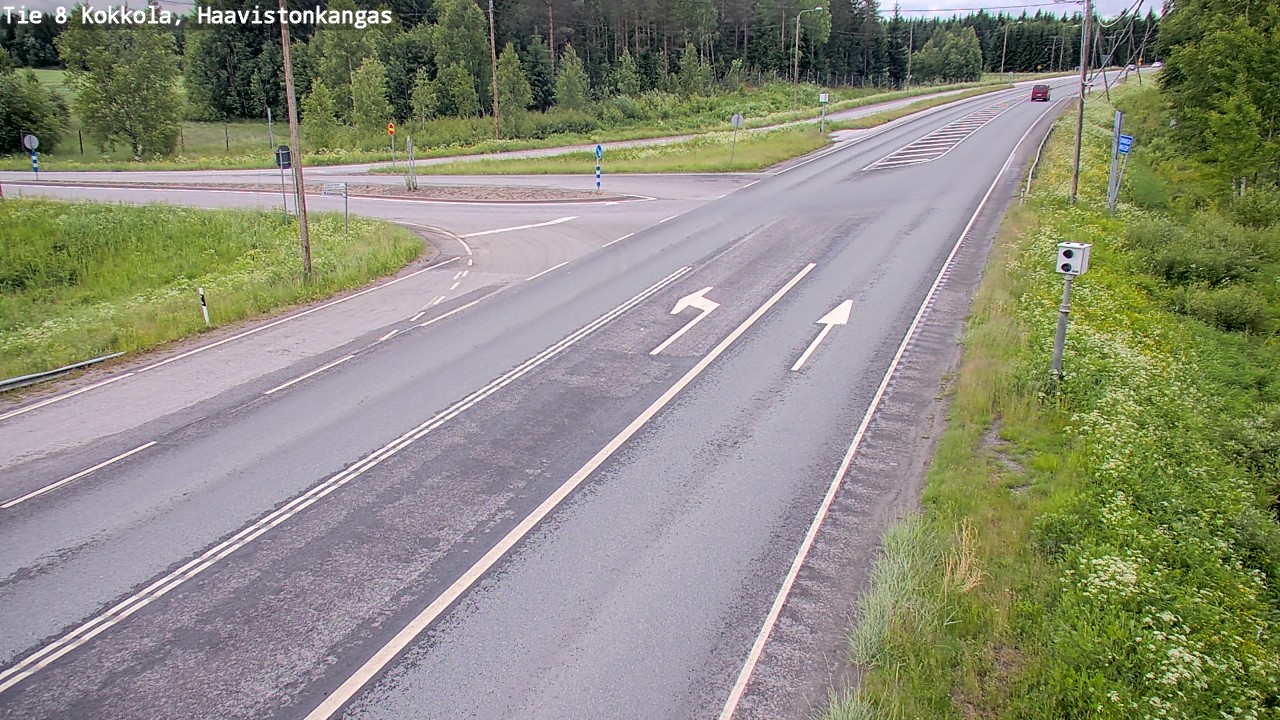 Weather Camera Image Väg 8 Karleby, Haavistonkangas, Kokkola, Keski-Pohjanmaa