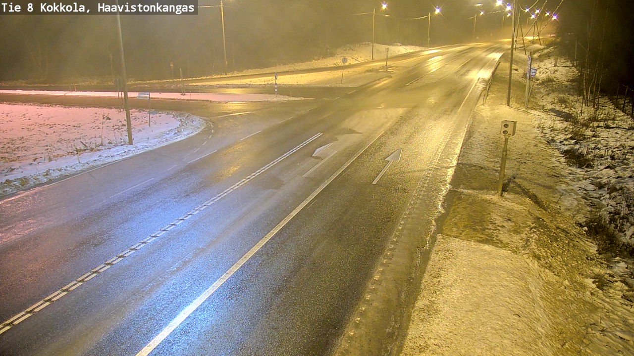 Weather Camera Image Väg 8 Karleby, Haavistonkangas, Kokkola, Keski-Pohjanmaa