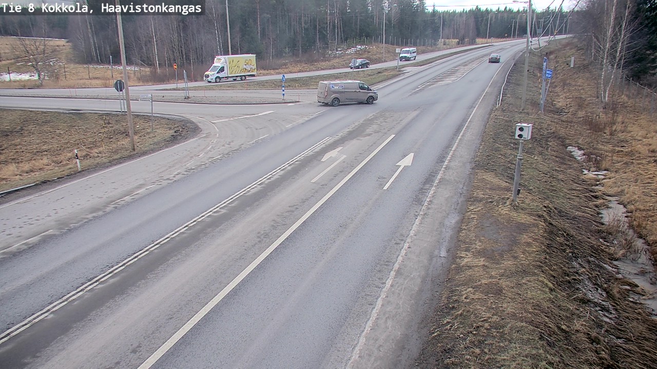 Weather Camera Image Väg 8 Karleby, Haavistonkangas, Kokkola, Keski-Pohjanmaa