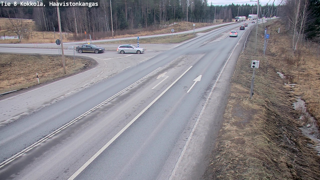 Weather Camera Image Road 8 Kokkola, Haavistonkangas, Kokkola, Keski-Pohjanmaa