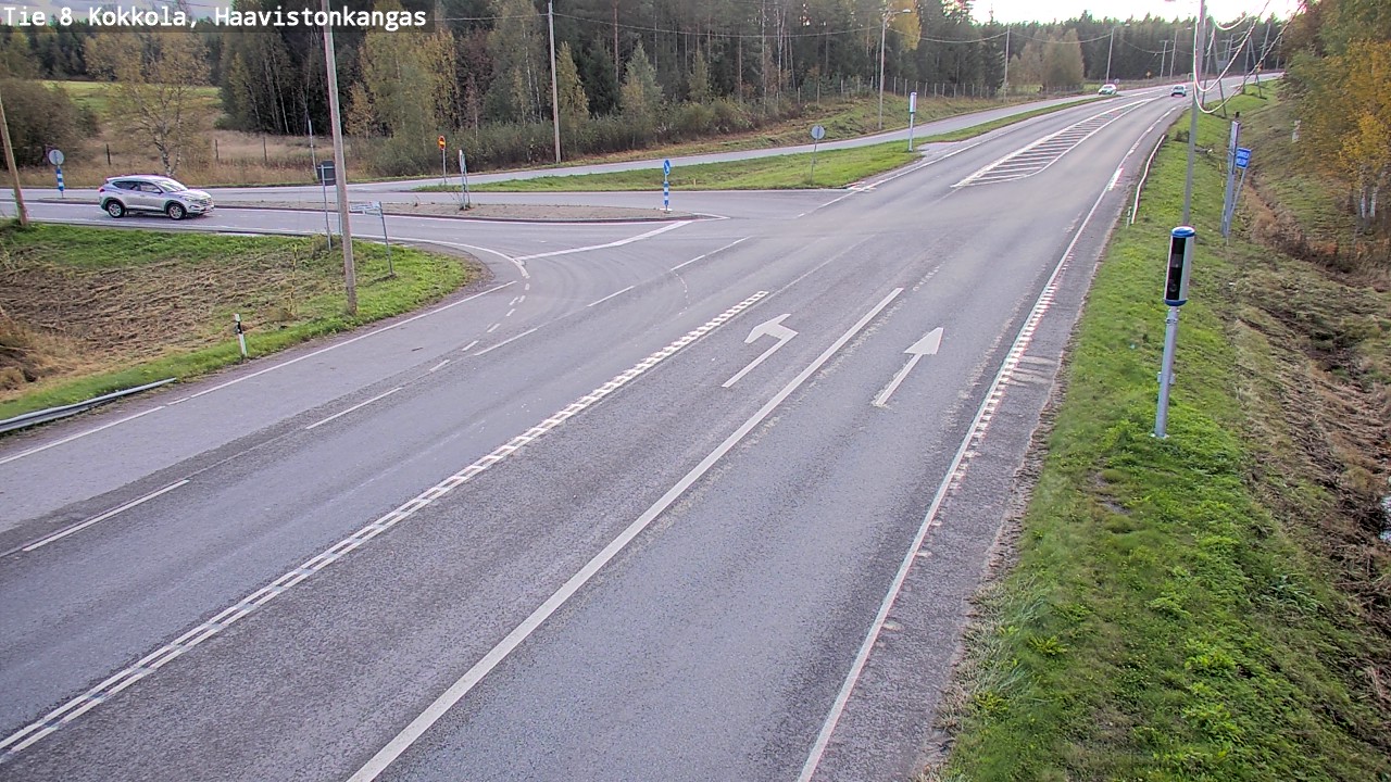 Weather Camera Image Road 8 Kokkola, Haavistonkangas, Kokkola, Keski-Pohjanmaa