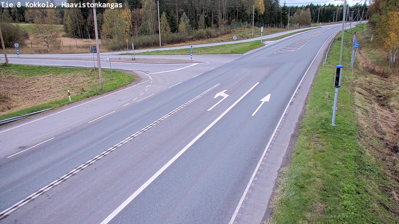 Weather Camera Image Road 8 Kokkola, Haavistonkangas, Kokkola, Keski-Pohjanmaa