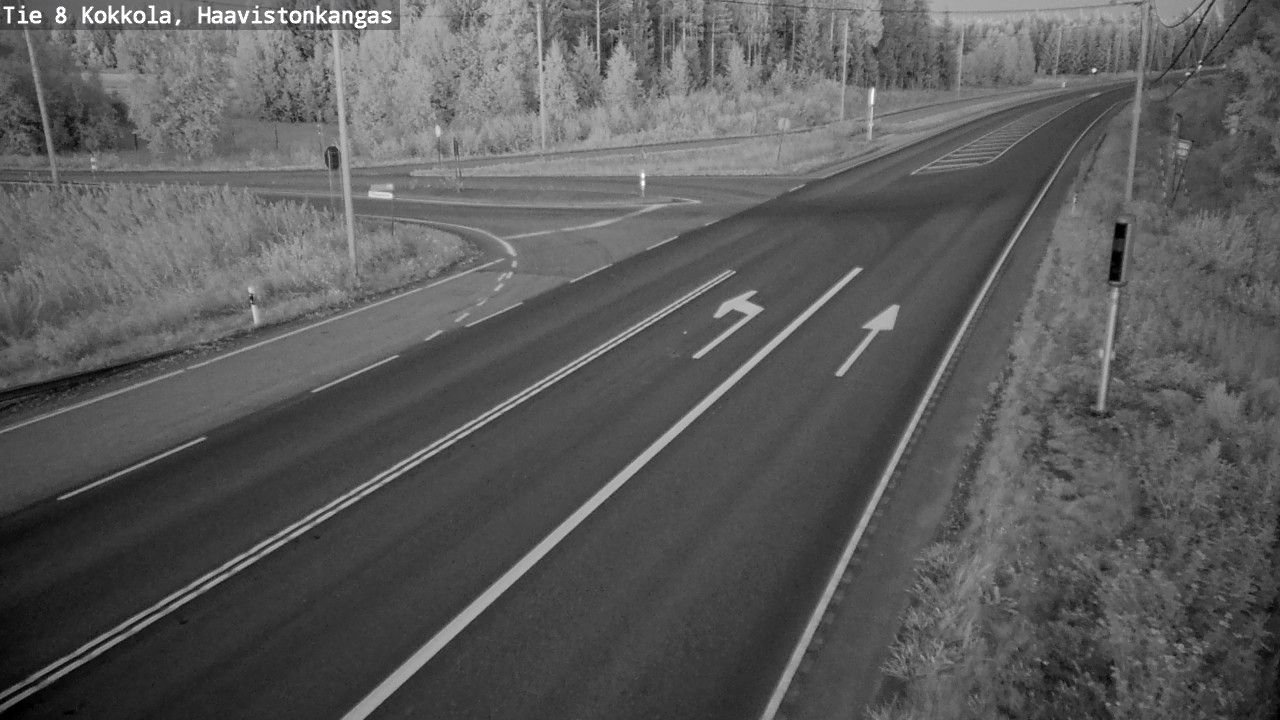 Weather Camera Image Väg 8 Karleby, Haavistonkangas, Kokkola, Keski-Pohjanmaa