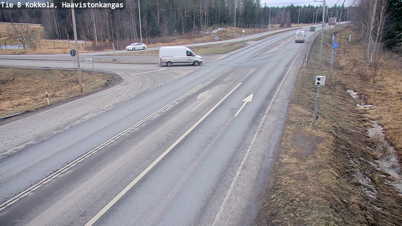 Weather Camera Image Väg 8 Karleby, Haavistonkangas, Kokkola, Keski-Pohjanmaa