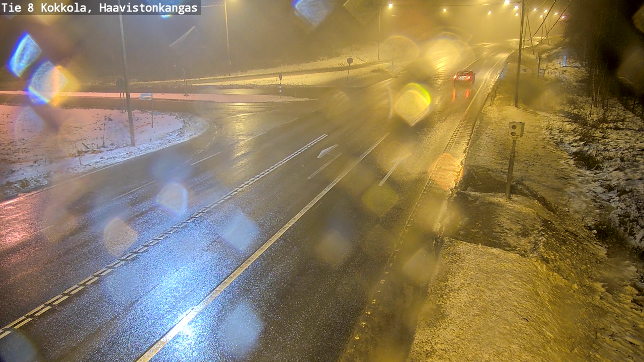Weather Camera Image Väg 8 Karleby, Haavistonkangas, Kokkola, Keski-Pohjanmaa