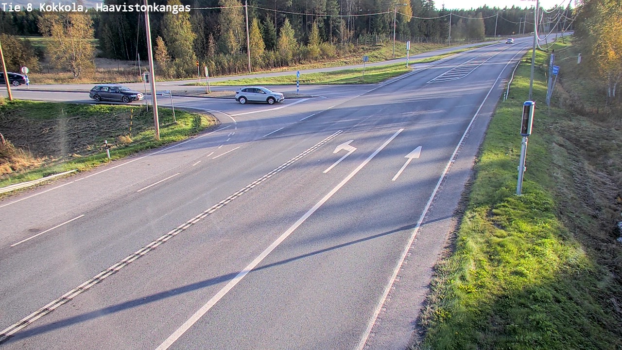 Weather Camera Image Road 8 Kokkola, Haavistonkangas, Kokkola, Keski-Pohjanmaa