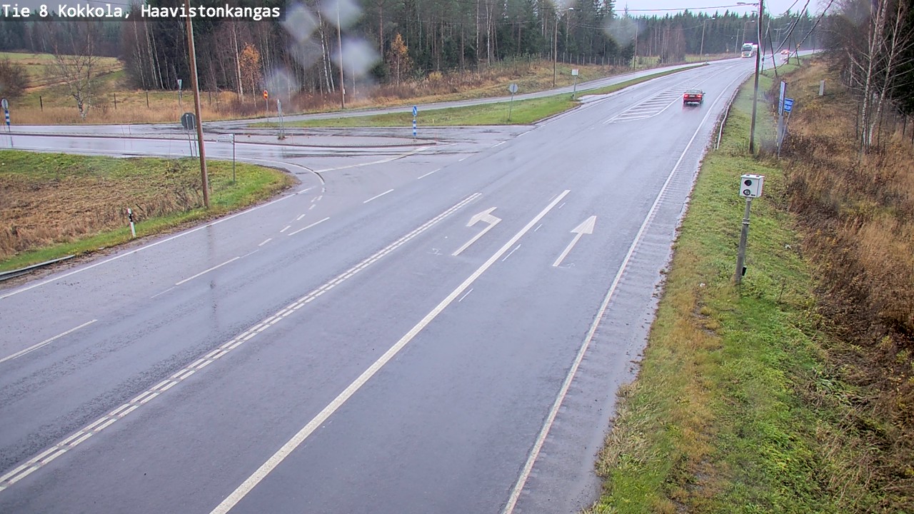 Weather Camera Image Väg 8 Karleby, Haavistonkangas, Kokkola, Keski-Pohjanmaa