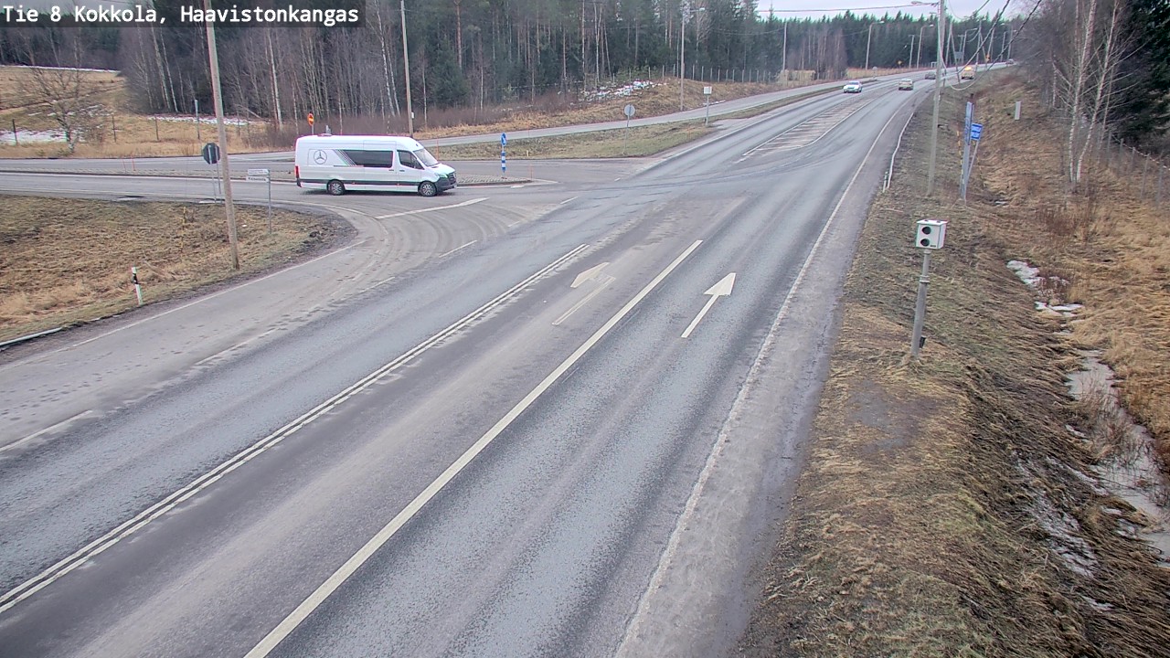 Weather Camera Image Road 8 Kokkola, Haavistonkangas, Kokkola, Keski-Pohjanmaa